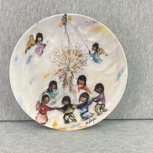 Vintage 1992 De‎ Grazia The Lord's Candle Artist of the World 8" Collector Plate